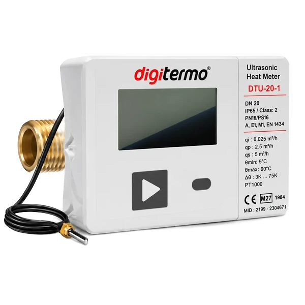 Digitermo DTU DN20 M-Bus Ultrasonik Kalorimetre