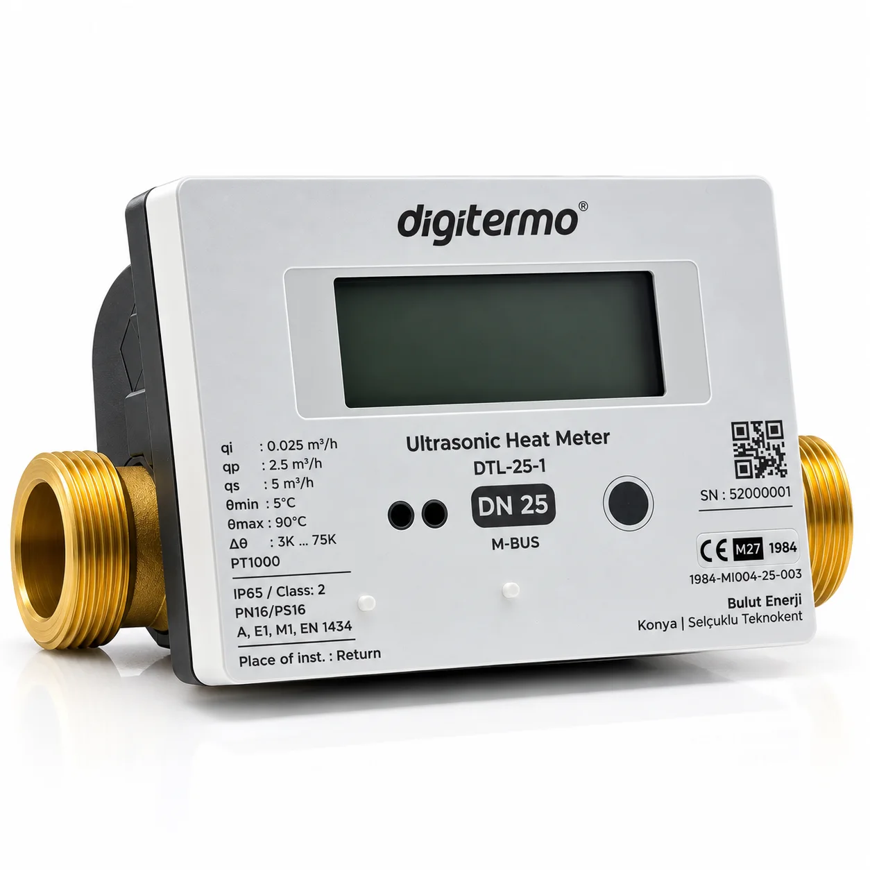 DTL-25 M-Bus Digitermo Ultrasonik Kalorimetre